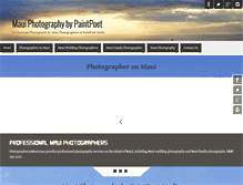 Tablet Screenshot of photographeronmaui.com